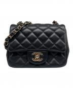 CHANELシャネル）の古着「Mini Classic Flap Bag ミニマトラッセ」｜ブラック