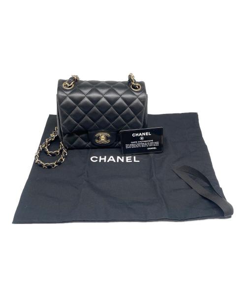 CHANEL（シャネル）CHANEL (シャネル) Mini Classic Flap Bag ミニマトラッセ ブラック サイズ:ミニ/miniの古着・服飾アイテム