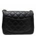 中古・古着 CHANEL (シャネル) シングルフラップチェーンショルダーバッグ ブラック×ゴールド金具 サイズ:ミニ/mini/16cm：700000円