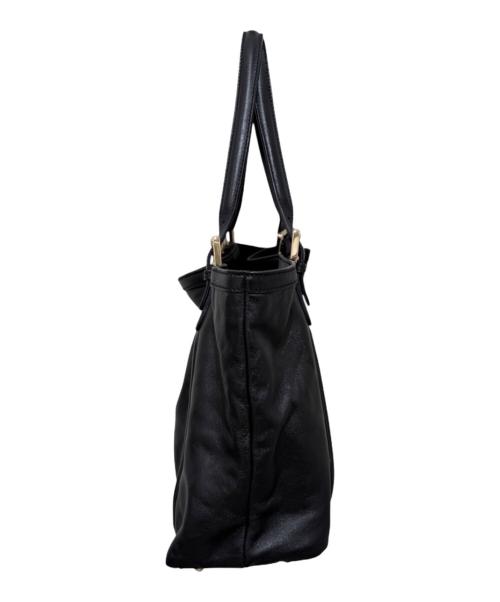 GUCCI（グッチ）GUCCI (グッチ) インターロッキングGライン ニューブリット トートバッグ ブラックの古着・服飾アイテム