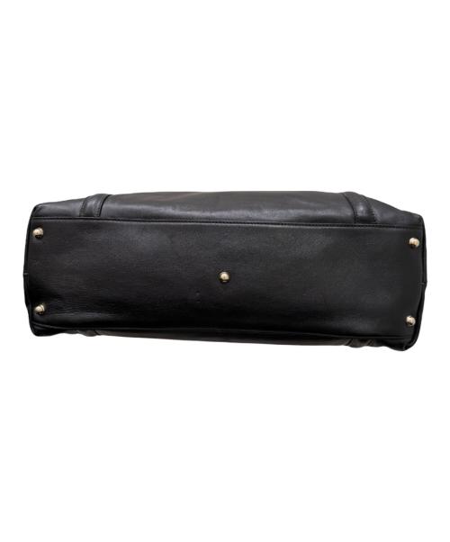 GUCCI（グッチ）GUCCI (グッチ) インターロッキングGライン ニューブリット トートバッグ ブラックの古着・服飾アイテム