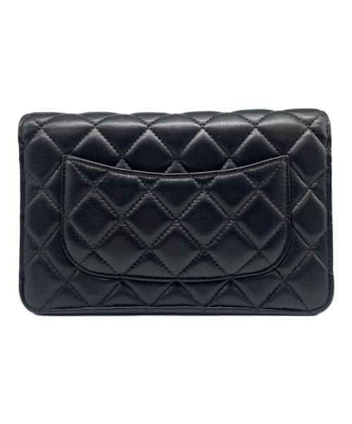 CHANEL（シャネル）CHANEL (シャネル) マトラッセ チェーンウォレット ブラックの古着・服飾アイテム
