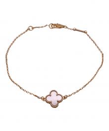 VAN CLEEF & ARPELS（ヴァンクリーフ＆アーペル）の古着「Sweet Alhambra bracelet/スウィートアルハンブラ シェル ブレスレット/マザーオブパール」