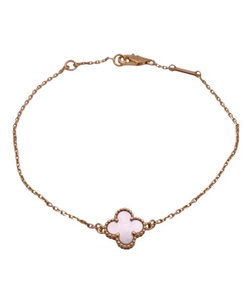 VAN CLEEF & ARPELS（ヴァンクリーフ＆アーペル）VAN CLEEF & ARPELS (ヴァンクリーフ＆アーペル) Sweet Alhambra bracelet/スウィートアルハンブラ シェル ブレスレット/マザーオブパール サイズ:スウィートの古着・服飾アイテム