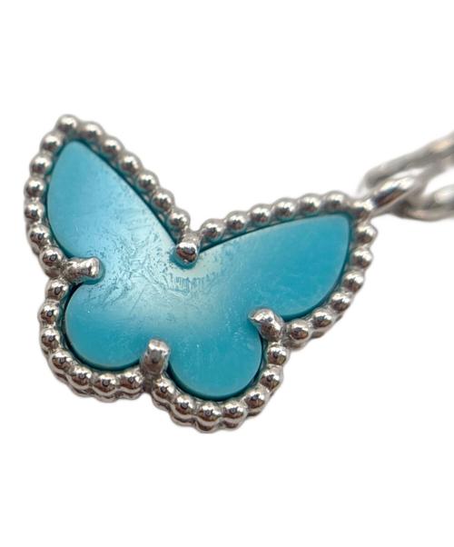 VAN CLEEF & ARPELS（ヴァンクリーフ＆アーペル）VAN CLEEF & ARPELS (ヴァンクリーフ＆アーペル) スウィートアルハンブラ パピヨン ターコイズネックレス/Sweet Alhambra Papillon necklaceの古着・服飾アイテム