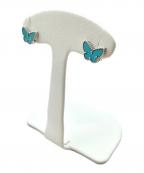 VAN CLEEF & ARPELSヴァンクリーフ＆アーペル）の古着「Sweet Alhambra Papillon Turquoise Earrings/スウィートアルハンブラ パピヨン ターコイズ ピアス/VCARN5JN00」