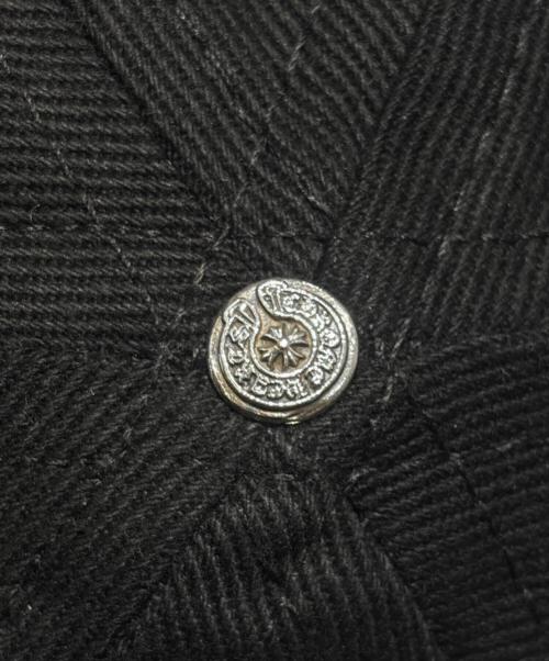 CHROME HEARTS（クロムハーツ）CHROME HEARTS (クロムハーツ) Chomper Patch Leather Belt キャップ ブラック サイズ:ONE SIZE（53-60）の古着・服飾アイテム