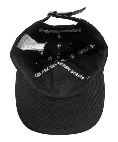 CHROME HEARTS（クロムハーツ）CHROME HEARTS (クロムハーツ) Chomper Patch Leather Belt キャップ ブラック サイズ:ONE SIZE（53-60）の古着・服飾アイテム