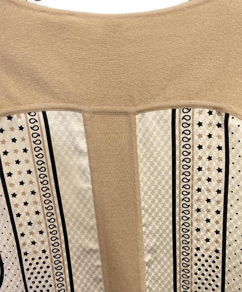 HERMES（エルメス）HERMES (エルメス) ツイルレーヌ/ニット ベージュ サイズ:36の古着・服飾アイテム