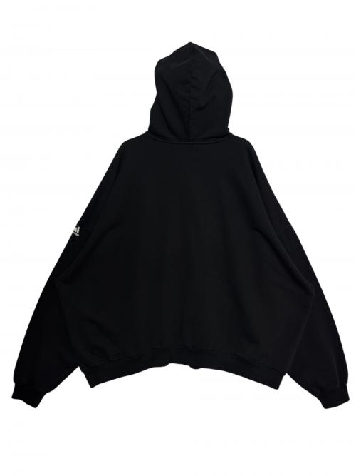 BALENCIAGA（バレンシアガ）BALENCIAGA (バレンシアガ) adidas (アディダス) ロゴオーバーサイズパーカー ブラック サイズ:2の古着・服飾アイテム