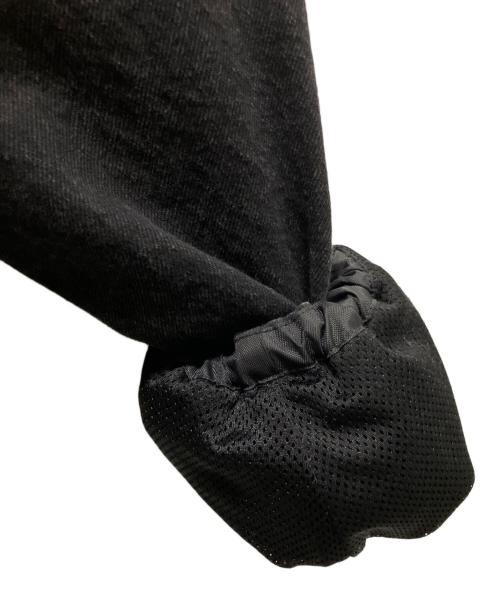 BALENCIAGA（バレンシアガ）BALENCIAGA (バレンシアガ) ロゴプリントデニム切り替えポプリンシャツブルゾン ブラック サイズ:34の古着・服飾アイテム