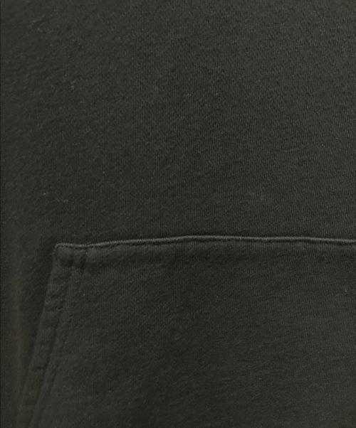 CELINE（セリーヌ）CELINE (セリーヌ) ルーズフーディ/ロゴパーカー/コットンフリース ブラック サイズ:XLの古着・服飾アイテム