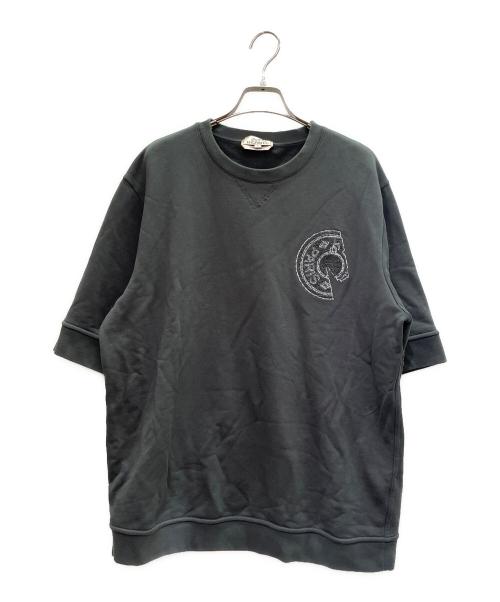 HERMES（エルメス）HERMES (エルメス) 25SS Clou de Selle Série Sweatshirt クルード セル セリエ/H557830HA グレー サイズ:XLの古着・服飾アイテム