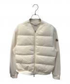 MONCLERモンクレール）の古着「MAGLIA APERTA CON ZIP UP CARDIGAN」｜アイボリー