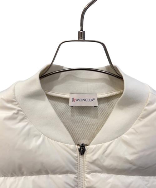 MONCLER（モンクレール）MONCLER (モンクレール) MAGLIA APERTA CON ZIP UP CARDIGAN アイボリー サイズ:Ｓの古着・服飾アイテム