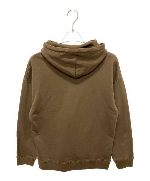 LOEWE（ロエベ）LOEWE (ロエベ) アナグラムレザーポケットパーカー オリーブ サイズ:XSの古着・服飾アイテム