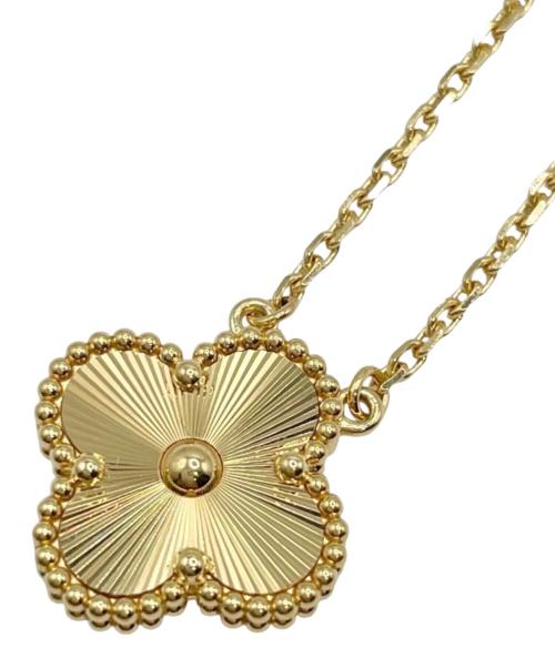 VAN CLEEF & ARPELS（ヴァンクリーフ＆アーペル）VAN CLEEF & ARPELS (ヴァンクリーフ＆アーペル) ヴィンテージアルハンブラ ギョーシェネックレス サイズ:ヴィンテージの古着・服飾アイテム