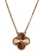 VAN CLEEF & ARPELSヴァンクリーフ＆アーペル）の古着「Vintage Alhambra Guilloche necklace/ヴィンテージアルハンブラ ギョーシェ ネックレス」