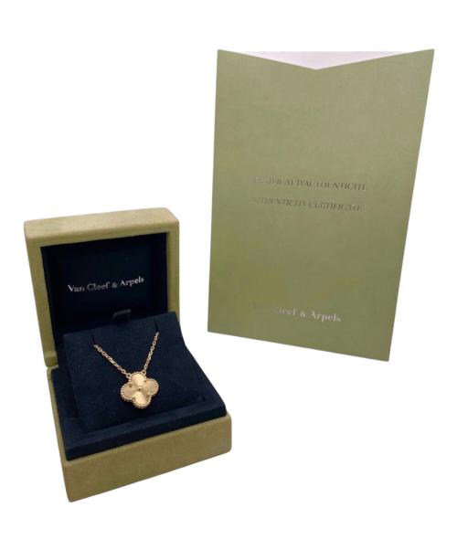 VAN CLEEF & ARPELS（ヴァンクリーフ＆アーペル）VAN CLEEF & ARPELS (ヴァンクリーフ＆アーペル) Vintage Alhambra Guilloche necklace/ヴィンテージアルハンブラ ギョーシェ ネックレス サイズ:ヴィンテージの古着・服飾アイテム