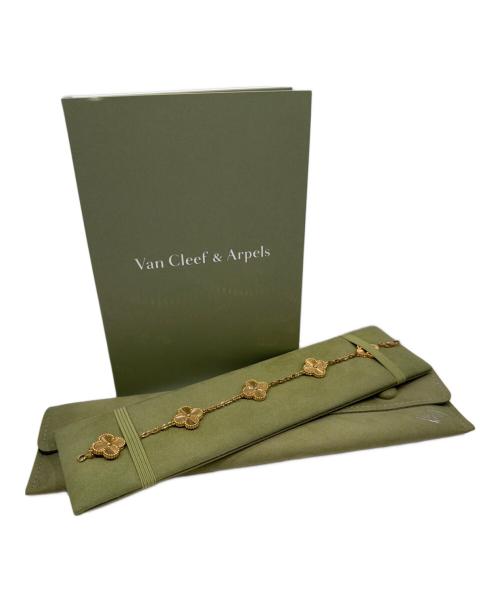 VAN CLEEF & ARPELS（ヴァンクリーフ＆アーペル）VAN CLEEF & ARPELS Vintage Alhambra Guilloché 5-Motif Bracelet/ヴィンテージアルハンブラ ギョーシェ 5P ブレスレット/ARP3JK00 サイズ:ヴィンテージ/の古着・服飾アイテム