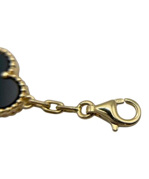 VAN CLEEF & ARPELS（ヴァンクリーフ＆アーペル）VAN CLEEF & ARPELS (ヴァンクリーフ＆アーペル) ヴィンテージアルハンブラ 5P オニキス ブレスレット サイズ:ヴィンテージの古着・服飾アイテム