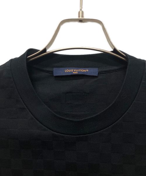 LOUIS VUITTON（ルイ ヴィトン）LOUIS VUITTON (ルイ ヴィトン) ビーズデザイン クルーネック Tシャツ ブラック サイズ:Ｓの古着・服飾アイテム
