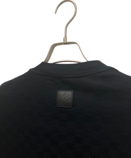LOUIS VUITTON（ルイ ヴィトン）LOUIS VUITTON (ルイ ヴィトン) ビーズデザイン クルーネック Tシャツ ブラック サイズ:Ｓの古着・服飾アイテム