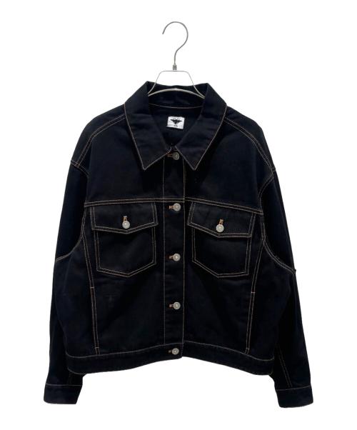 Christian Dior（クリスチャン ディオール）Christian Dior (クリスチャン ディオール) デニムジャケット ブラック サイズ:38の古着・服飾アイテム