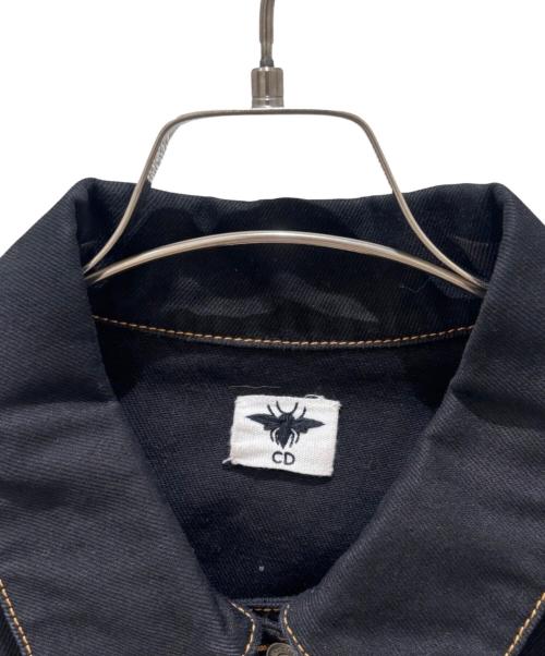 Christian Dior（クリスチャン ディオール）Christian Dior (クリスチャン ディオール) デニムジャケット ブラック サイズ:38の古着・服飾アイテム