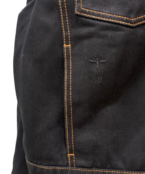 Christian Dior（クリスチャン ディオール）Christian Dior (クリスチャン ディオール) デニムジャケット ブラック サイズ:38の古着・服飾アイテム