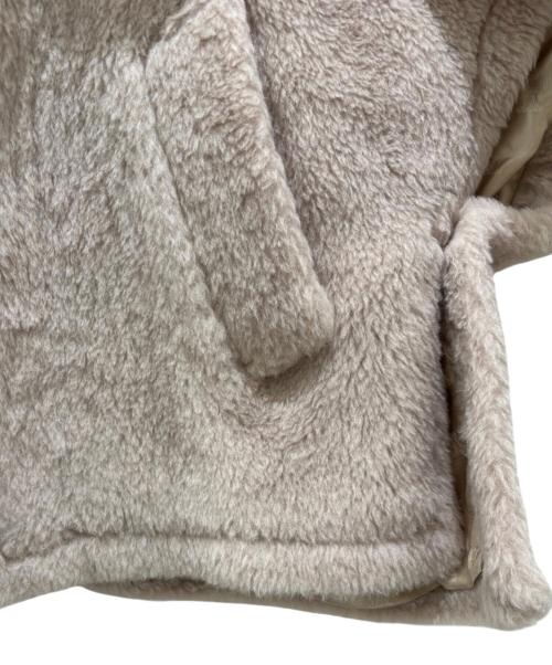 MaxMara（マックスマーラ）MaxMara (マックスマーラ) テディベアケープポンチョ ベージュ サイズ:-の古着・服飾アイテム