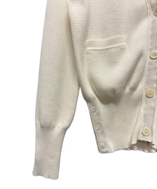 Thom Browne（トムブラウン）Thom Browne (トムブラウン) コットンカーディガン ホワイト サイズ:42の古着・服飾アイテム