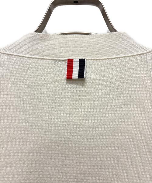 Thom Browne（トムブラウン）Thom Browne (トムブラウン) コットンカーディガン ホワイト サイズ:42の古着・服飾アイテム