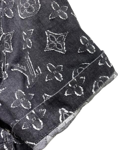 LOUIS VUITTON（ルイ ヴィトン）LOUIS VUITTON (ルイ ヴィトン) モノグラムデニムショートスリーブシャツ グレー サイズ:XLの古着・服飾アイテム