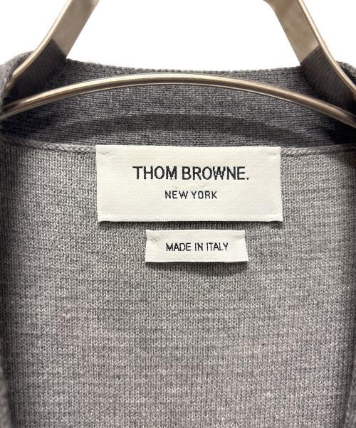 Thom Browne（トムブラウン）Thom Browne (トムブラウン) 4Barカーディガン グレー サイズ:42の古着・服飾アイテム