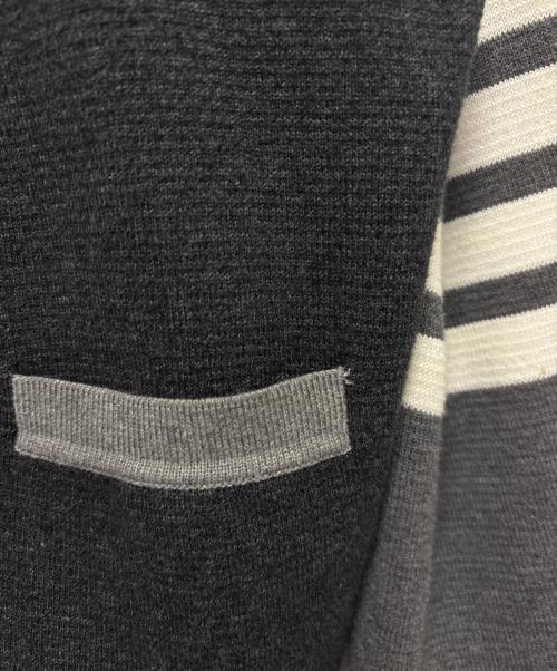 Thom Browne（トムブラウン）Thom Browne (トムブラウン) 4Barカーディガン グレー サイズ:42の古着・服飾アイテム