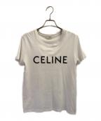 CELINEセリーヌ）の古着「ロゴプリント半袖Tシャツ」｜ホワイト