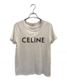 CELINE（セリーヌ）の古着「ロゴプリント半袖Tシャツ」｜ホワイト