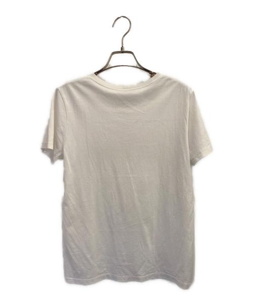 CELINE（セリーヌ）CELINE (セリーヌ) ロゴプリント半袖Tシャツ ホワイト サイズ:Sの古着・服飾アイテム