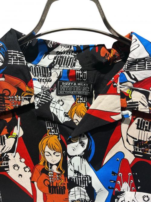 Hysteric Glamour（ヒステリックグラマー）Hysteric Glamour (ヒステリックグラマー) ワンピース総柄アロハシャツ ブラック サイズ:M 未使用品の古着・服飾アイテム