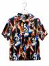 Hysteric Glamour（ヒステリックグラマー）の古着「ワンピース総柄アロハシャツ」｜ブラック