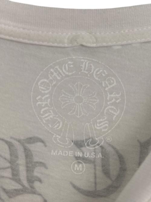 CHROME HEARTS（クロムハーツ）CHROME HEARTS (クロムハーツ) ARCH LOGO USA S/S TEE ホワイト サイズ:Mの古着・服飾アイテム