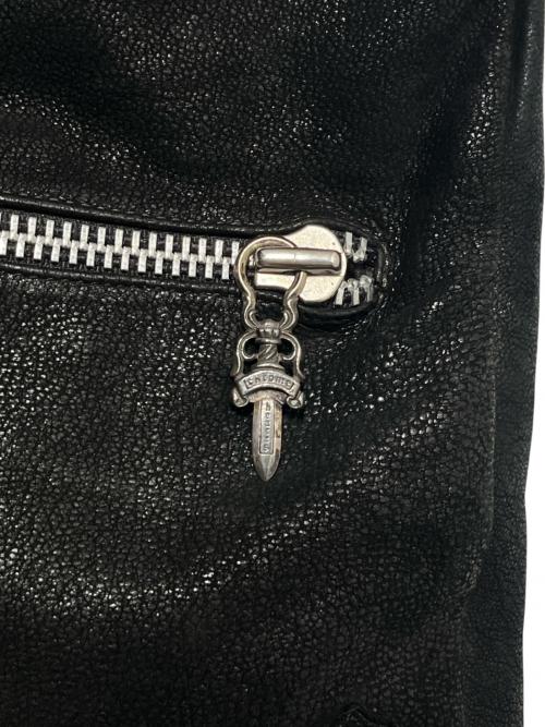 CHROME HEARTS（クロムハーツ）CHROME HEARTS (クロムハーツ) ZIP TOP CROSS PATCH ブラックの古着・服飾アイテム