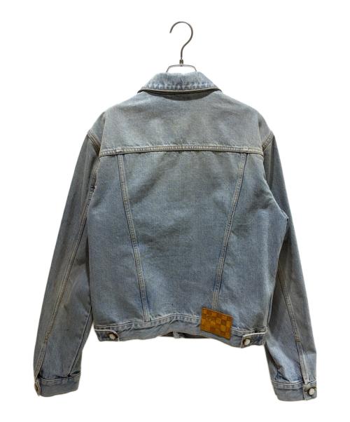 LOUIS VUITTON（ルイ ヴィトン）LOUIS VUITTON (ルイ ヴィトン) Washed Denim Jacket with Pearl Buttons/ウォッシュ加工 パールボタンデニムジャケット/RM251M PCP HSA45W スカイブルー サイズ:46の古着・服飾アイテム