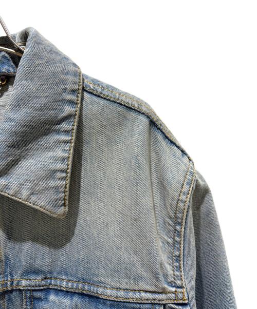 LOUIS VUITTON（ルイ ヴィトン）LOUIS VUITTON (ルイ ヴィトン) Washed Denim Jacket with Pearl Buttons/ウォッシュ加工 パールボタンデニムジャケット/RM251M PCP HSA45W スカイブルー サイズ:46の古着・服飾アイテム