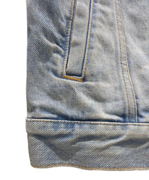 LOUIS VUITTON（ルイ ヴィトン）LOUIS VUITTON (ルイ ヴィトン) Washed Denim Jacket with Pearl Buttons/ウォッシュ加工 パールボタンデニムジャケット/RM251M PCP HSA45W スカイブルー サイズ:46の古着・服飾アイテム