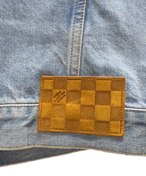 LOUIS VUITTON（ルイ ヴィトン）LOUIS VUITTON (ルイ ヴィトン) Washed Denim Jacket with Pearl Buttons/ウォッシュ加工 パールボタンデニムジャケット/RM251M PCP HSA45W スカイブルー サイズ:46の古着・服飾アイテム