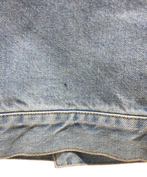LOUIS VUITTON（ルイ ヴィトン）LOUIS VUITTON (ルイ ヴィトン) Washed Denim Jacket with Pearl Buttons/ウォッシュ加工 パールボタンデニムジャケット/RM251M PCP HSA45W スカイブルー サイズ:46の古着・服飾アイテム
