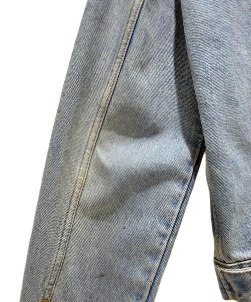 LOUIS VUITTON（ルイ ヴィトン）LOUIS VUITTON (ルイ ヴィトン) Washed Denim Jacket with Pearl Buttons/ウォッシュ加工 パールボタンデニムジャケット/RM251M PCP HSA45W スカイブルー サイズ:46の古着・服飾アイテム