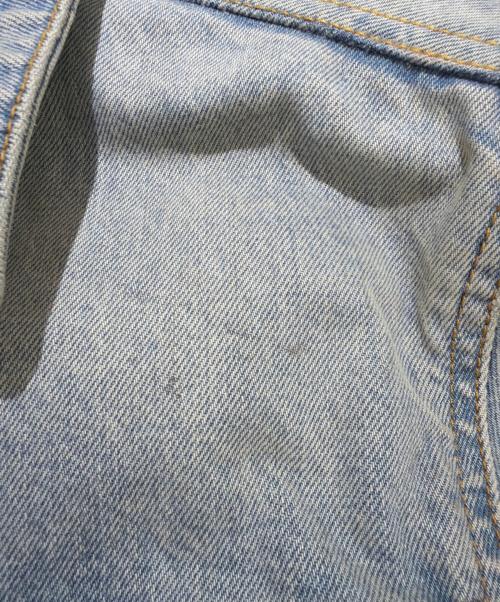 LOUIS VUITTON（ルイ ヴィトン）LOUIS VUITTON (ルイ ヴィトン) Washed Denim Jacket with Pearl Buttons/ウォッシュ加工 パールボタンデニムジャケット/RM251M PCP HSA45W スカイブルー サイズ:46の古着・服飾アイテム